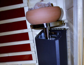 1 x Infrarotkabine Solitär 148 Duo mit Salzverdampfer